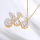 Zircon Water Drop Jewelry Set