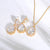 Zircon Water Drop Jewelry Set