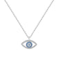 Sterling Silver Demon Eye Necklace