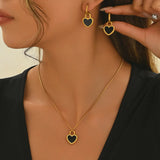 Lxalry 18K Gold Heart Set