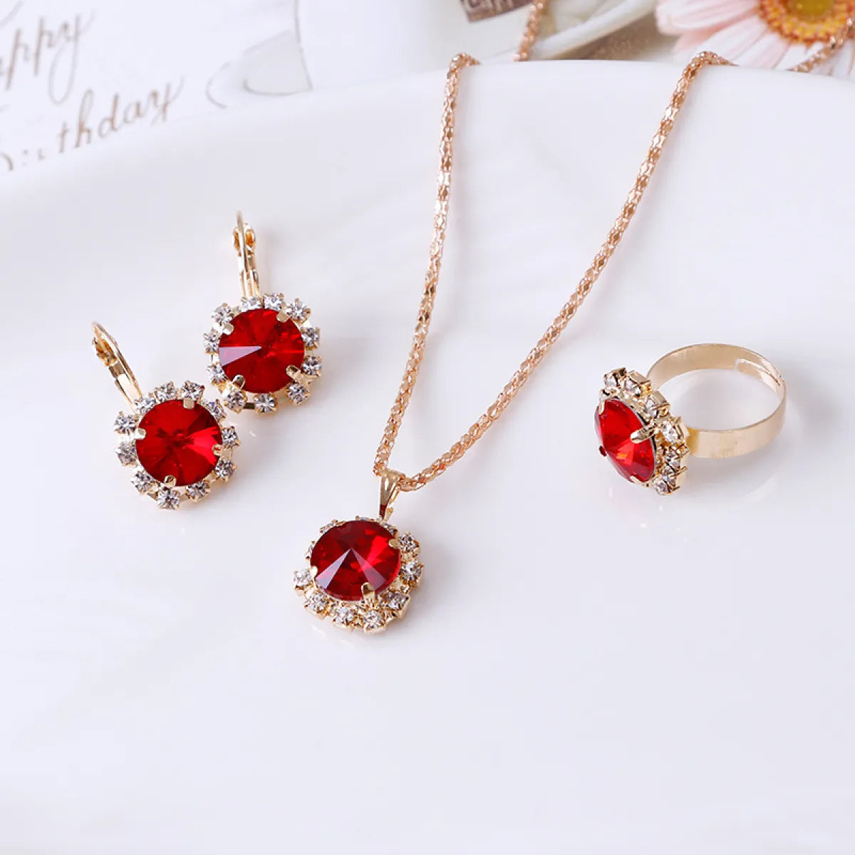 Fashion Crystal Jewelry  Set