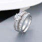 Simulated Diamond Engagement Rings