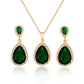Zircon Water Drop Jewelry Set