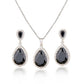 Zircon Water Drop Jewelry Set