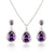 Zircon Water Drop Jewelry Set
