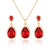 Zircon Water Drop Jewelry Set